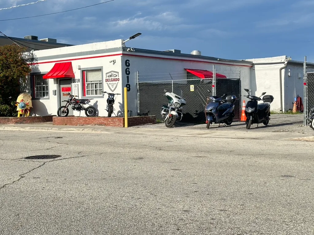 Delgado Motorsports storefront at 6618 Georgia Ave, West Palm Beach